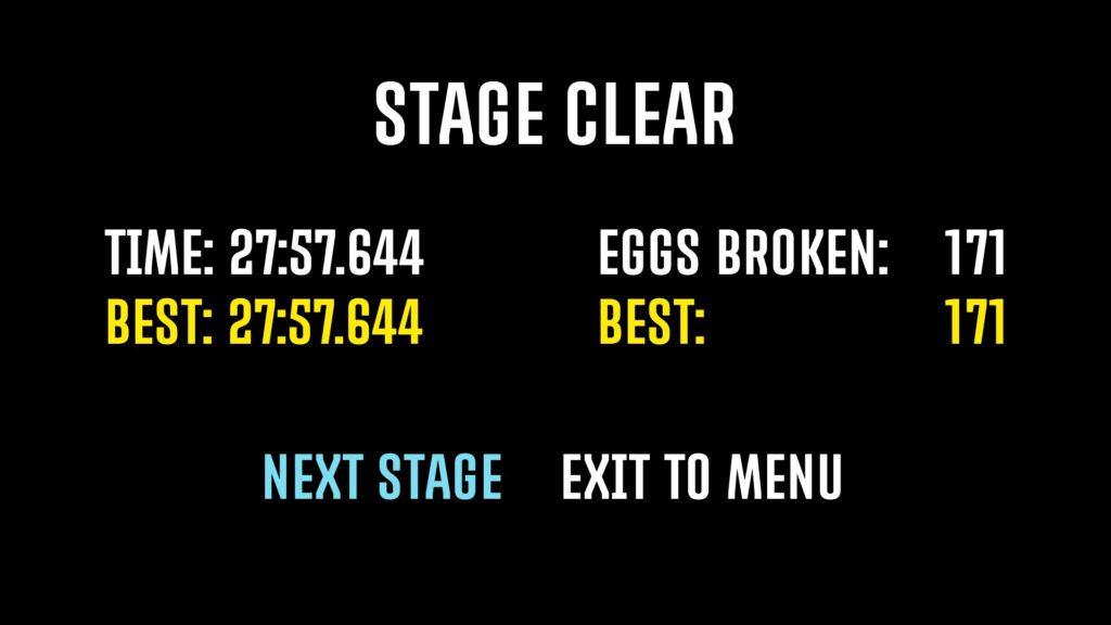 egg is broken. heart is too. 第2ステージクリア