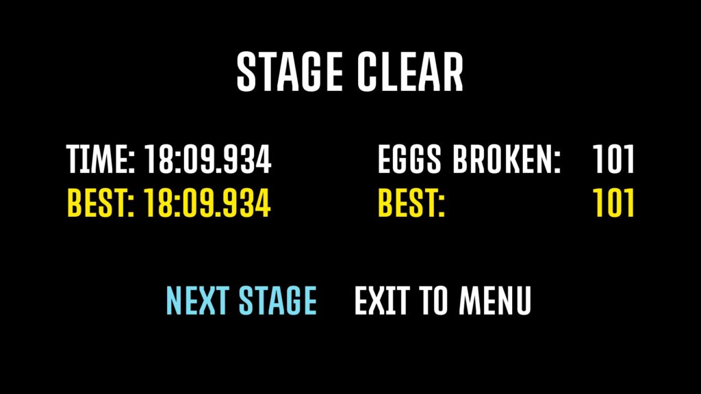egg is broken. heart is too. 第3ステージクリア