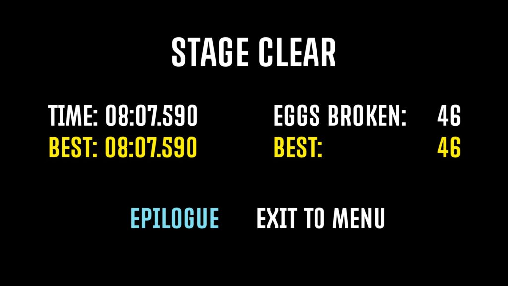 egg is broken. heart is too. 第4ステージクリア
